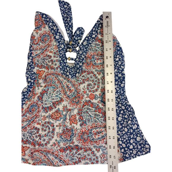 Lucky Brand Swimsuit Womens Size Small? Tankini Top Multicolor Adjustable Straps - Picture 4 of 5